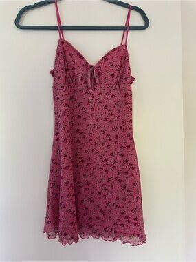 Urban Outfitters Floral Spaghetti Strap Slip Dress